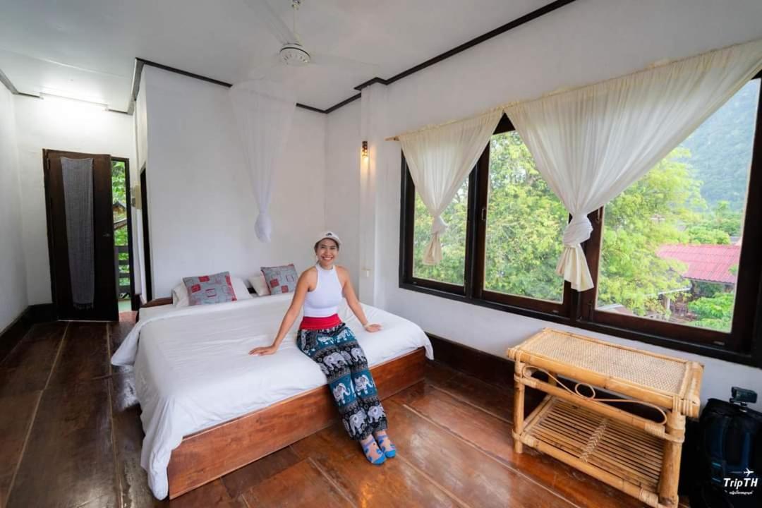 Ning Ning Guesthouse Muang Ngoi Quarto foto